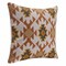 Edge Collections - 20" x 20" - Orange - Textured Geometric Decorative Pillow - 1 Piece